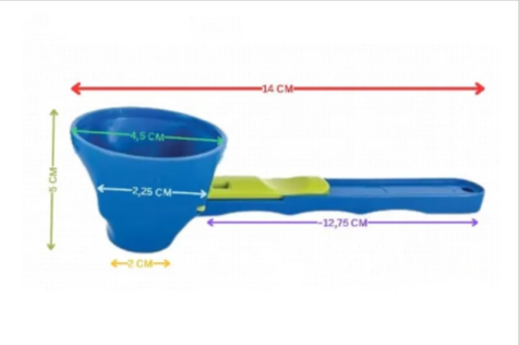 Leak-Proof Portable Measuring Spoon