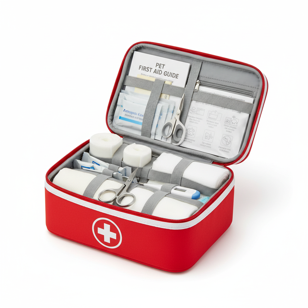 Pet First Aid Kit for Dogs & Cats with Vet-Approved Essentials